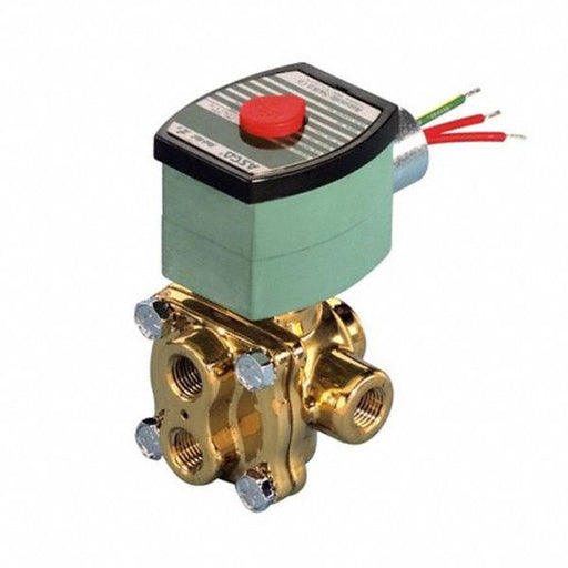 Solenoid Valve with ManualOperator Brass