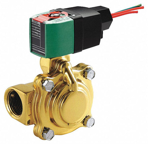 Solenoid Valve Brass NC Air Inert Gas