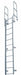 Fixed Ladder WlkThru 20 ft H Steel