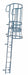 Fixed Ladder w/Safety Cage 24 ft 8 In H