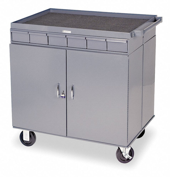 2 Sided Mobile Cabinet Bench 34 W 24 D