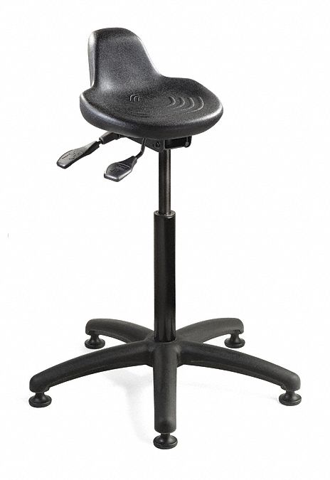 Sit/Stand Stool 5-Star Black 32 H