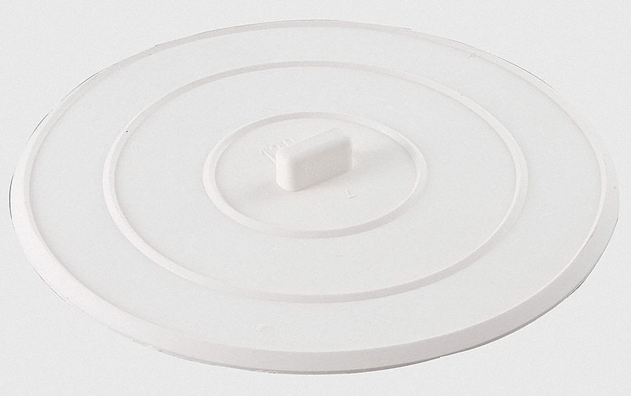 DrainStopper Rubber White