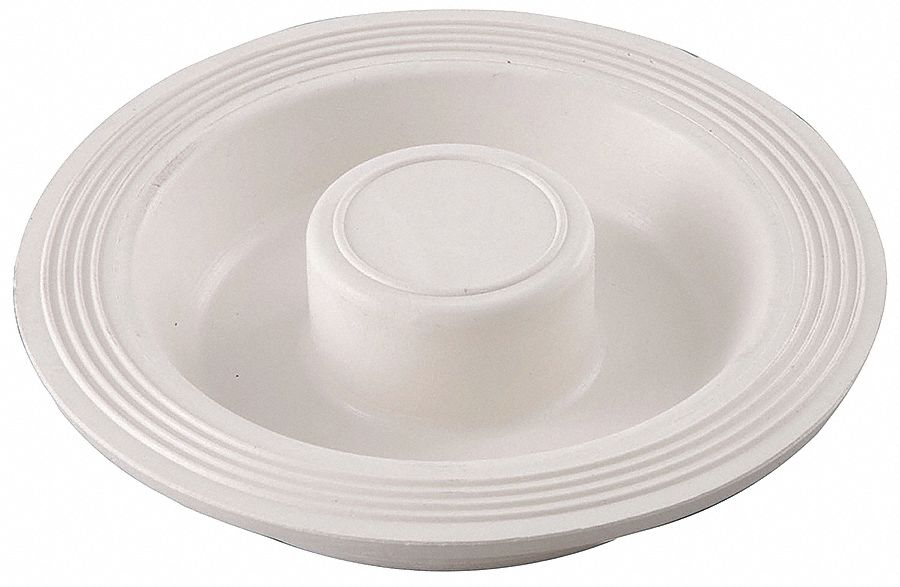 DrainStopper Rubber White