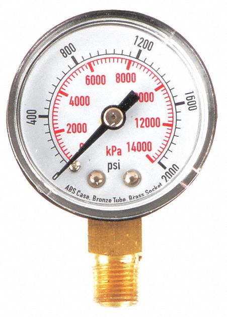 Pressure Gauge Test 1-1/2 In