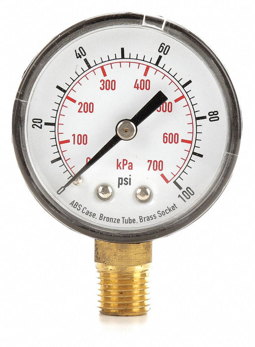 Pressure Gauge Test 2 In