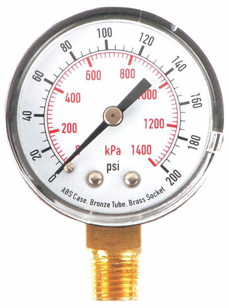 Pressure Gauge Test 2 In