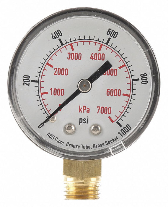 Pressure Gauge Test 2 In