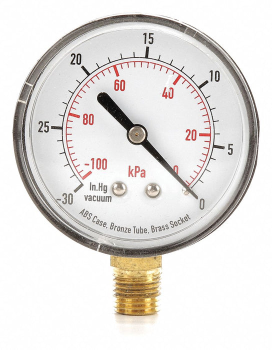 Vacuum Gauge Test 2-1/2 In