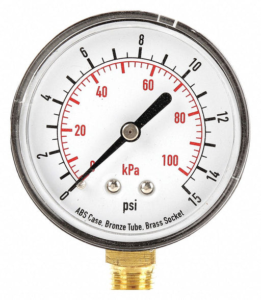 D1343 Pressure Gauge Test 2-1/2 In