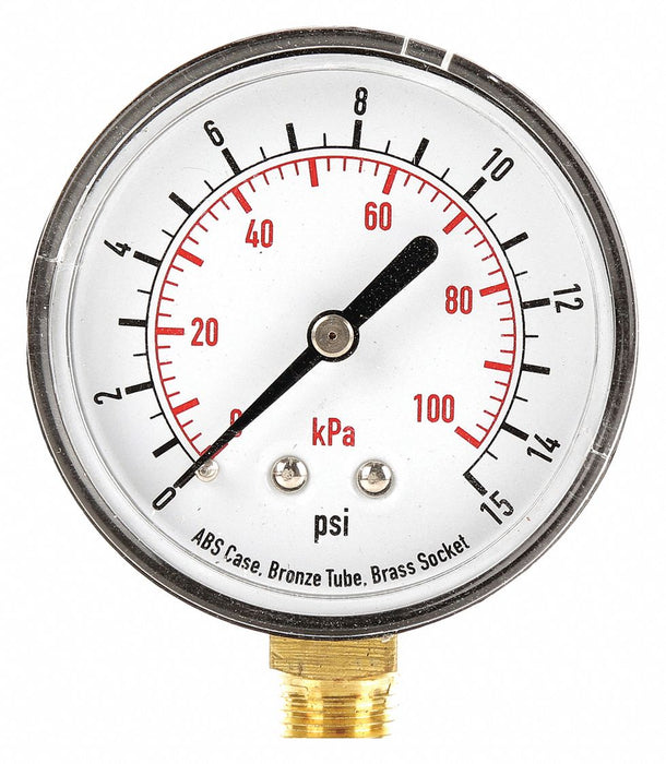 D1343 Pressure Gauge Test 2-1/2 In
