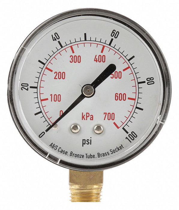 D1343 Pressure Gauge Test 2-1/2 In