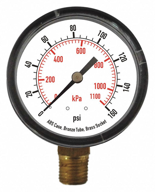 D1343 Pressure Gauge Test 2-1/2 In