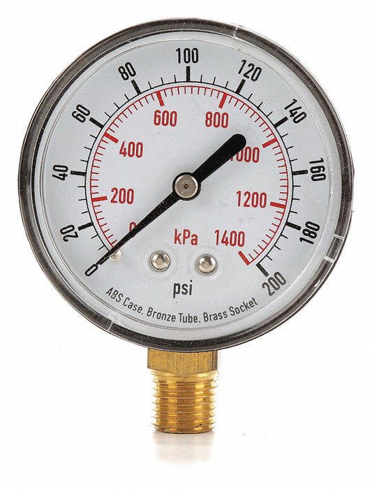 D1343 Pressure Gauge Test 2-1/2 In