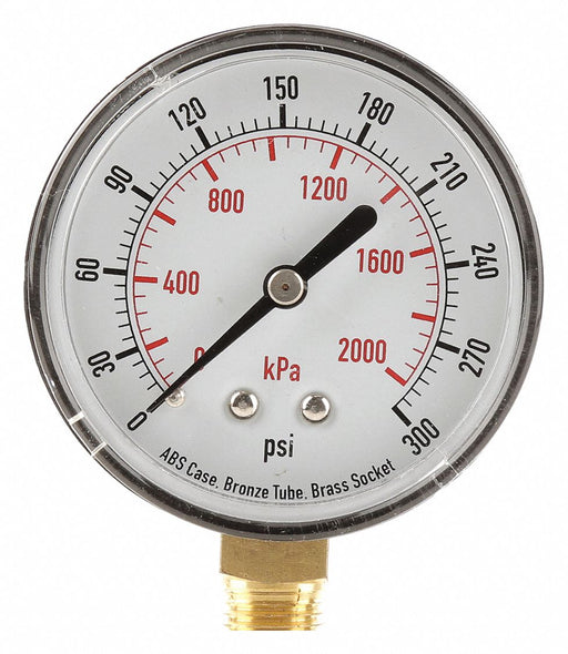 D1343 Pressure Gauge Test 2-1/2 In