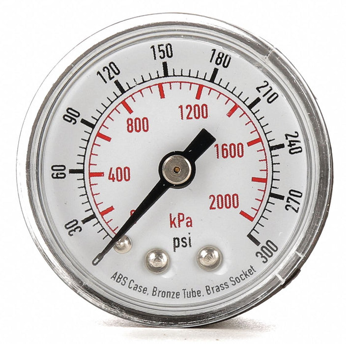 Pressure Gauge 0to300 psi 0to2000 kPa