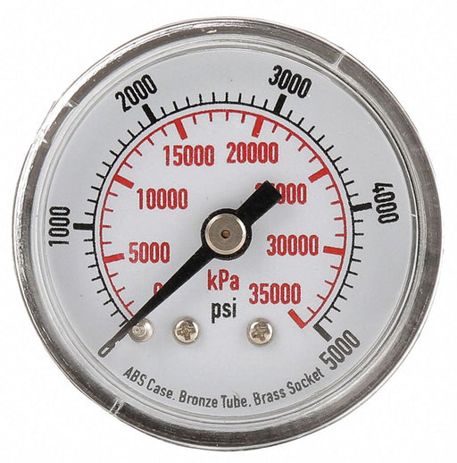 D1335 Pressure Gauge 0 to 5000 0 to 35 000 kPa