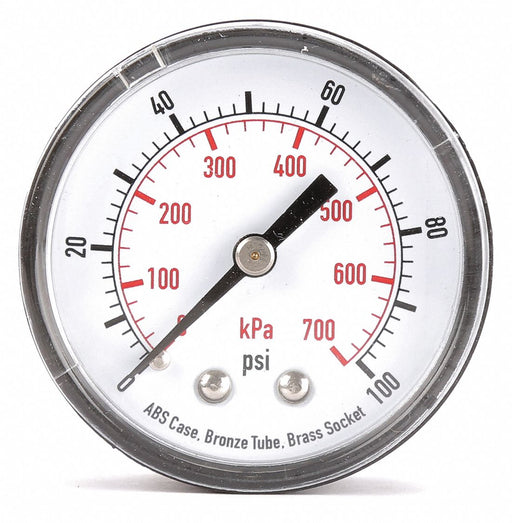 D1339 Pressure Gauge Test 2 In
