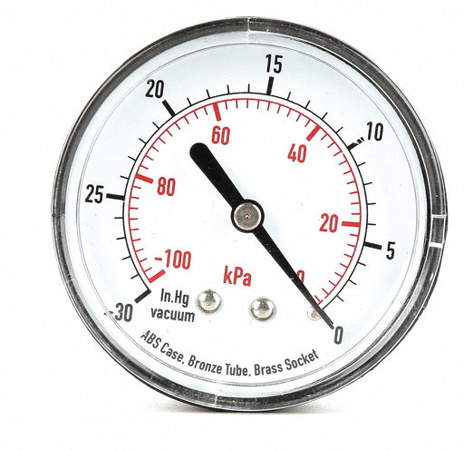 D1344 Vacuum Gauge Test 2-1/2 In