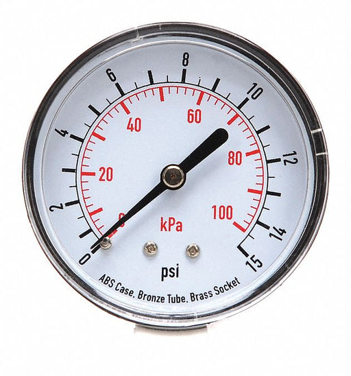 D1344 Pressure Gauge Test 2-1/2 In