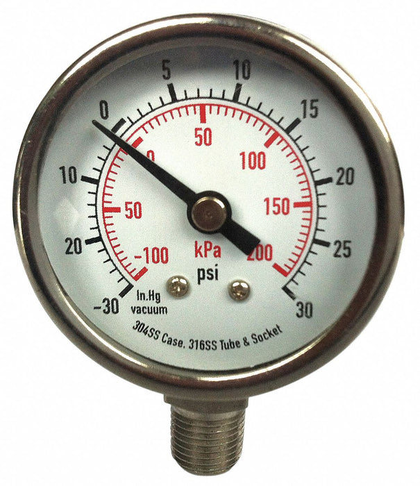 Vacuum Gauge Test 1-1/2 In