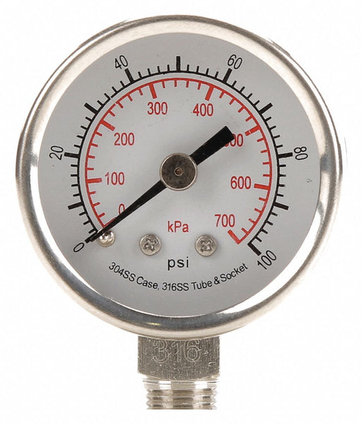 D1353 Pressure Gauge Test 1-1/2 In