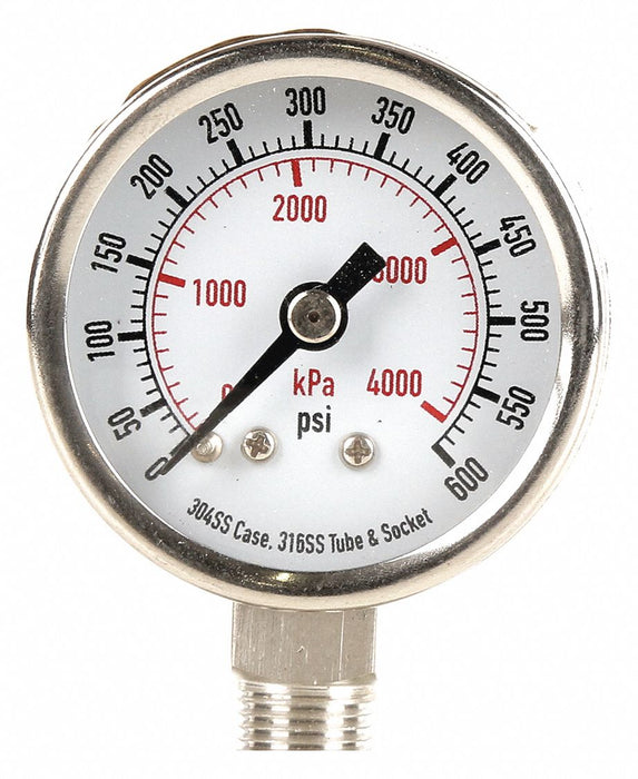 D1353 Pressure Gauge Test 1-1/2 In