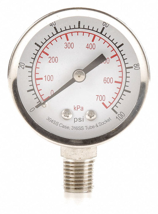 D1357 Pressure Gauge Test 2 In