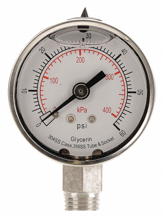 D1357 Pressure Gauge Test 2 In