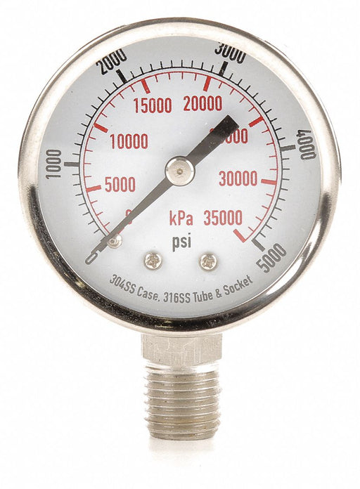 D1357 Pressure Gauge Test 2 In
