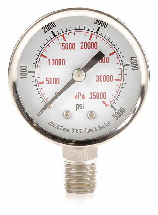 D1357 Pressure Gauge Test 2 In