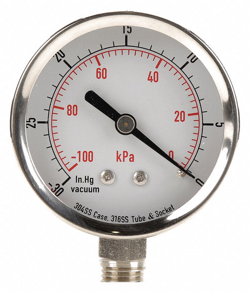 D1362 Vacuum Gauge Test 2-1/2 In