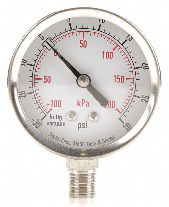 Compound Gauge Test 2-1/2 In