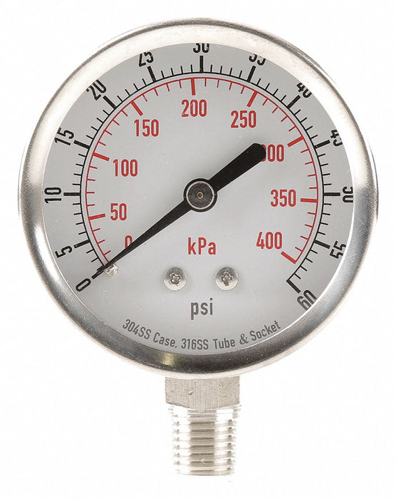 Pressure Gauge Test 2-1/2 In