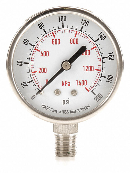 D1362 Pressure Gauge Test 2-1/2 In