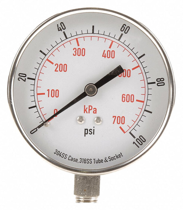 Pressure Gauge Test 3-1/2 In