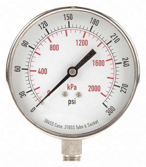 D1366 Pressure Gauge Test 3-1/2 In