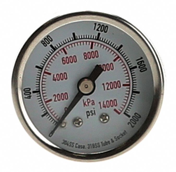 D1354 Pressure Gauge Test 1-1/2 In