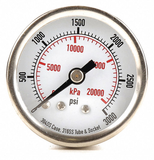 D1354 Pressure Gauge Test 1-1/2 In