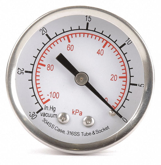 D1358 Vacuum Gauge Test 2 In