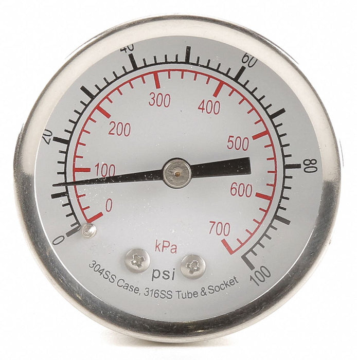 Pressure Gauge Test 2 In