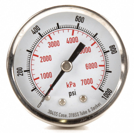 Pressure Gauge Test 2 In