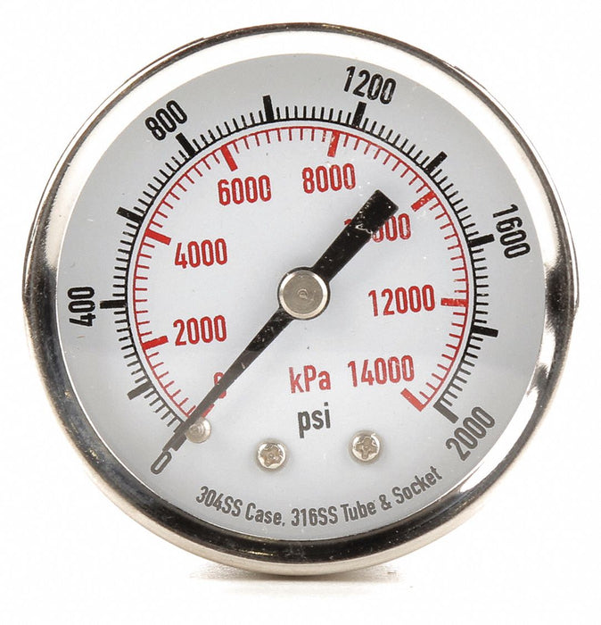 Pressure Gauge Test 2 In