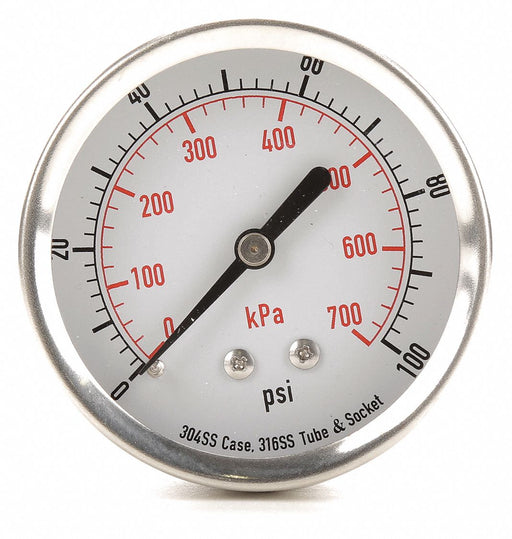 D1363 Pressure Gauge Test 2-1/2 In