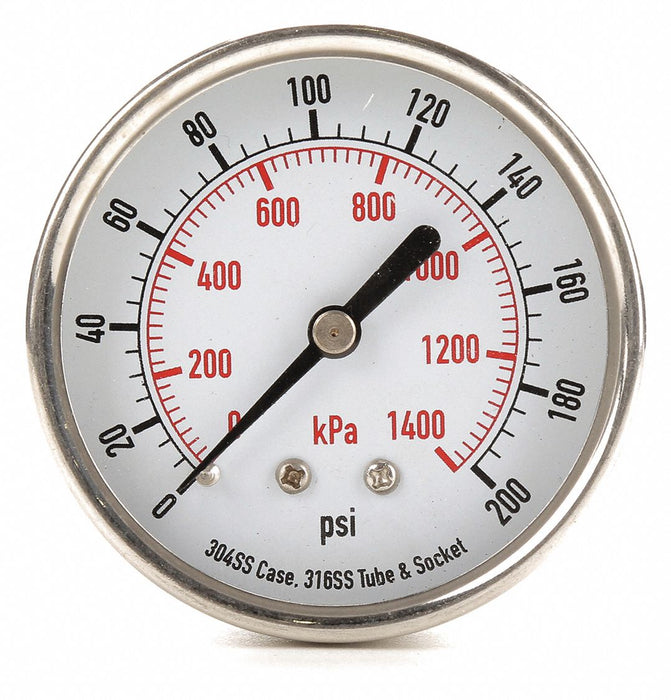 Pressure Gauge Test 2-1/2 In