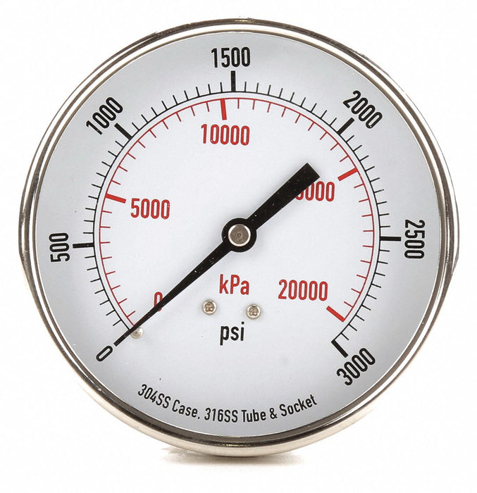 Pressure Gauge Test 3-1/2 In