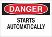 Sign 3 1/2 inx5 in Polyester