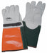 Elec. Glove Protector 8 Wht/Org/Grn PR