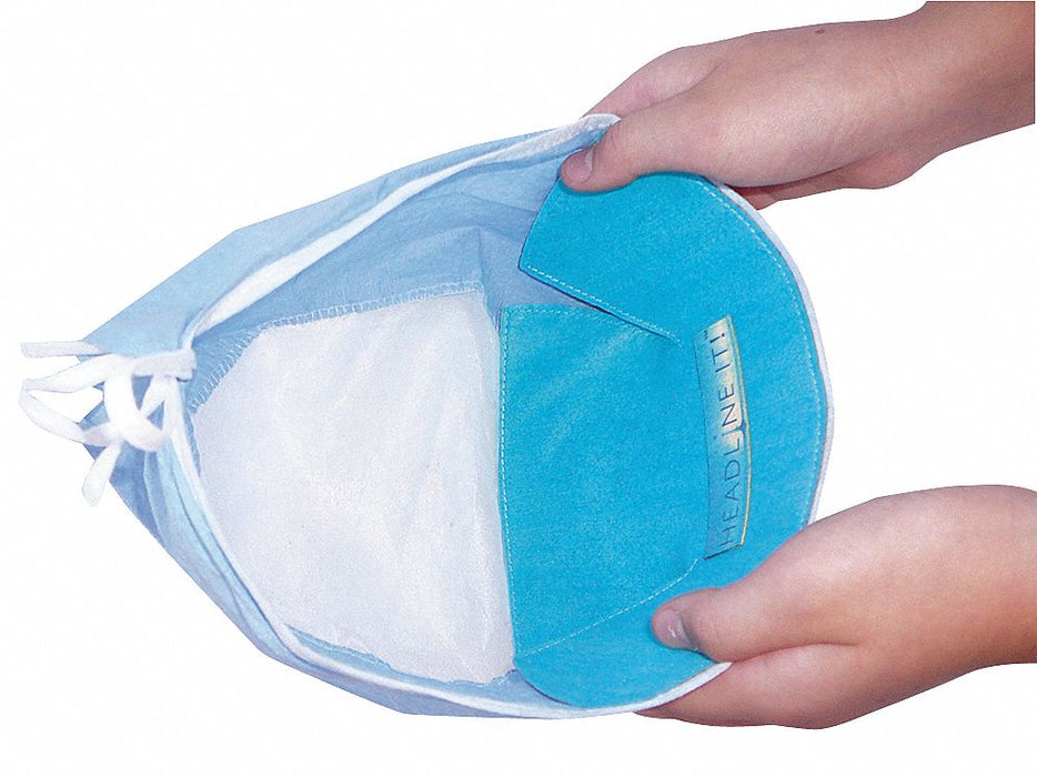 Disposable Headwear Blue Universal PK10