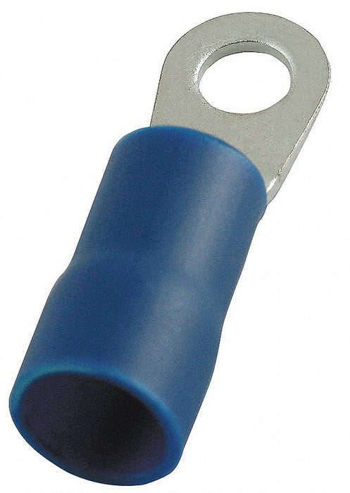 RT 6AWG Vinyl Blue Stud1/4in PK20
